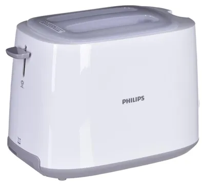 Zdjęcie produktu dla Philips Daily Collection Toster HD2582/00, 2 kaw., Biały, Plastik, Obrotowy, 800 W, 220-240 V
