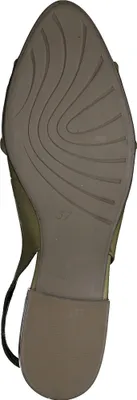 Produktbild von MARCO TOZZI Damen Pumps Slingback gerafft Zierschnalle spitze Form 2-29401-20, Größe:37 EU, Farbe:Grün