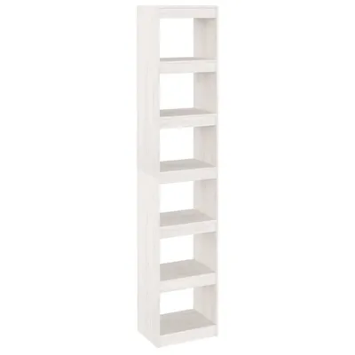 Immagine prodotto di vidaXL Libreria/divisorio bianco 40x30x199 cm in legno massello di pino