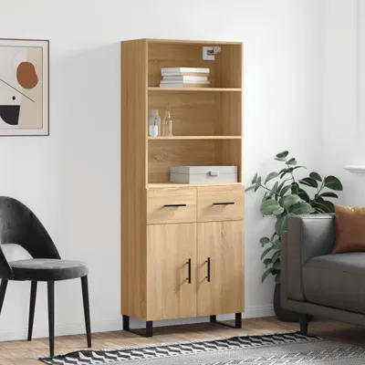 Zdjęcie produktu dla vidaXL Deska wysoka dąb sonoma 69,5x34x180 cm Materiał drewnopochodny