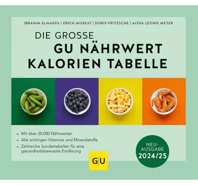 Productafbeelding van Die große GU Nährwert-Kalorien-Tabelle 2024/25