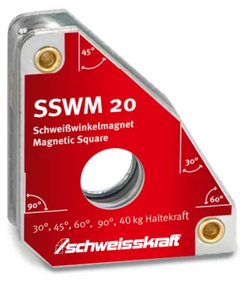 Productafbeelding van Schweißkraft SSWM 20 Standaard lashoekmagneet: 30°, 60°, 45°, 90°
