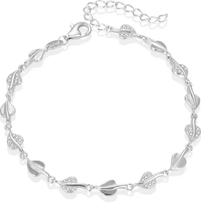 Immagine prodotto di Elegante bracciale in argento con foglie AGB633/21