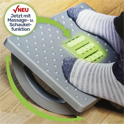 Produktbild von Ergonomische Fußablage mit Rollenmassage