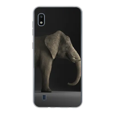 Produktbild von MuchoWow® Handyhülle Schutzhülle Hülle für Samsung Galaxy A10 Elefant - Tiere - Licht Silikon Softcase Handy Hülle - Schutzhülle