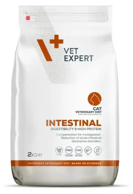 Produktbild von VET EXPERT Veterinary Diet Intestinal Cat - Trockenfutter für Katzen - 2 kg