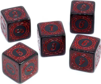 Produktbild von Mystische Würfel - 10 Stück Rot für Rollenspiele