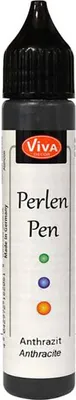 Zdjęcie produktu dla Perlen Pen - Viva Decor - Anthrazit 802 antracytowe perełki w płynie