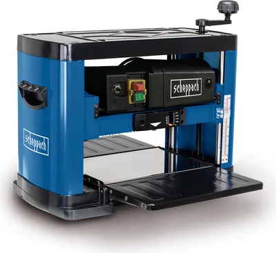 Produktbild von Hoblík Scheppach PLM1800 | 1500 W | 2 hobľovacie nože | otáčky 8500 min-1 | výška/šírka priechodu 152 mm / 330 mm | úber triesky max.: 2,8 mm