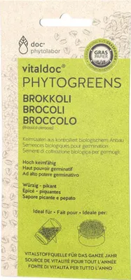Produktbild von vitaldoc® PHYTOGREENS Keimsaat - Broccoli 50g