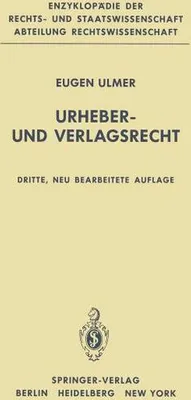 Obrázok produktu pre Urheber- und Verlagsrecht