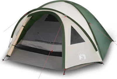 Produktbild von vidaXL Kuppel-Campingzelt 4 Personen Grün Wasserdicht