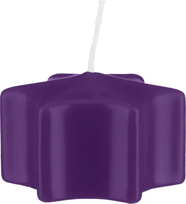 Produktbild von Sternkerzen Schwimmkerzen Violett 35 x Ø 60 mm, 16 Stück