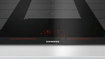 Produktbild von Siemens EX975LXC1E, Schwarz, Edelstahl, Integriert, Zonen-Induktionskochfeld, Keramik, 5 Zone(n), 5 Zone(n)