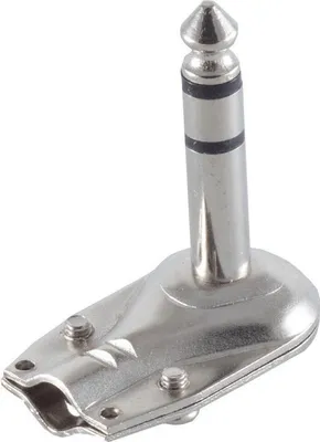 Produktbild von S/CONN maximum connectivity Klinkenstecker Stereo 6,3mm, Winkelausführung, Metall (50110-WM)