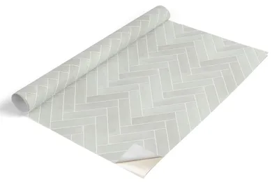 Zdjęcie produktu dla Folia meblowa Tulup – folia samoprzylepna do mebli – folia samoprzylepna 75 x 150 cm – folia meblowa do szaf – folia do mebli – folia meblowa do kuchni – wodoodporna – zmywalna – samoprzylepna – bez pęcherzyków powietrza – jasny wzór w jodełkę