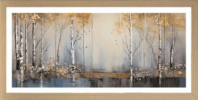 Produktbild von Wandbild - Mehrfarbig - 49 x 23 cm - Wald