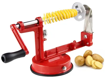 Spiralschneider für Kartoffeln, Gemüse und Obst – Handbetrieben