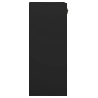 Obrázek produktu pro vidaXL Kancelářská skříň černá 90x40x102 cm ocelová