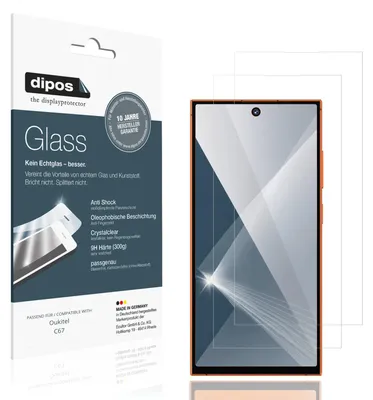 Image de 2x Protection ecrán pour Oukitel C67 Verre souple Film Protecteur 9H dipos