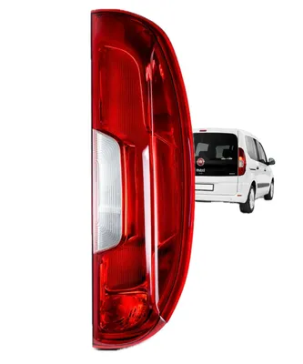 Image de Feu arrière droit pour Fiat Doblo 2015-2019, hayon vertical, sans douille