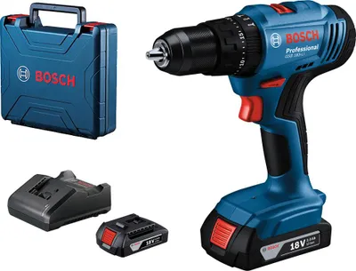 Produktbild von Bosch GSB 183-LI Professional, Schlagschrauber, Pistolengriff, Blau, Bürstenlos, Deutschland, 440 RPM