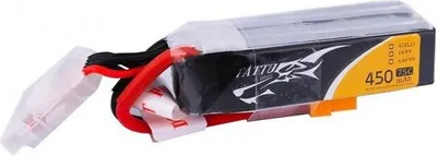 Produktbild von Tattu 450mAh 14.8V 75C 4S Lipo Akku XT30 Long