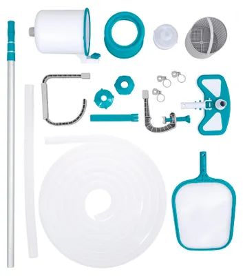 Immagine prodotto di Set di manutenzione per piscine Bestway® AquaClean™ Deluxe per piscine di dimensioni fino a 610 cm (escluse le piscine con pareti in acciaio)