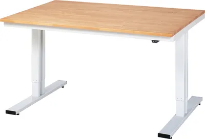 Produktbild von Arbeitstisch - elektrisch höhenverstellbar 720 - 1.120 mm - 1.500 x 1.000 mm (BxT) - Traglast 300 kg - Buche