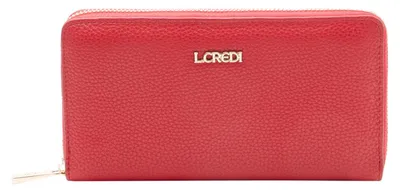 Produktbild von L.CREDI Geldbörse Perla Zip Around Wallet Red rot