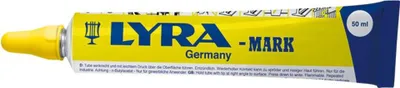 Obrázok produktu pre Lyra 115 Popisovacia pasta v tube s guličkou Popisovacia pasta žltá Obsah 50 ml