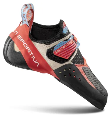 Image de Solution Comp Femme, Escalade, Femme, Chaussures, P02B02 Hibiscus/Malibu Blue, 35 - La Sportiva