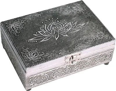 Image de Boîte à Tarot Lotus - 18x13x6 Cm