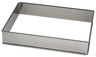 Produktbild von LARES Backrahmen Eckig mit verstellbarer Größe - Maße ca. 25-46 x 17-32 x 4,7cm - 6012