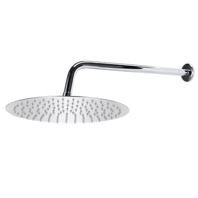 Image de vidaXL Système de douche acier inoxydable 201 argenté