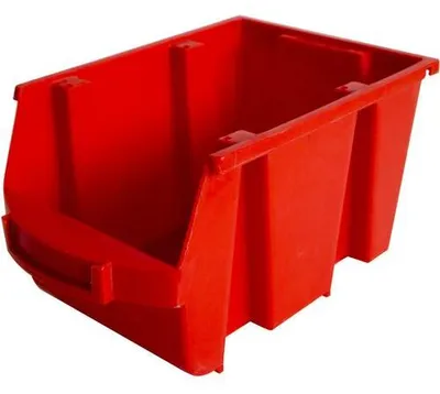 Produktbild von Viso SPACY3R, Ablageschale, Rot, Rechteckig, Polypropylen (PP), Einfarbig, Drinnen