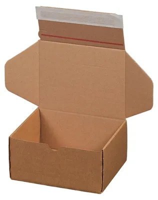 Produktbild von 20x Versandkarton 192x155x91mm MODULBOX 3 mit Selbstklebeverschluss & Aufreißfaden braun