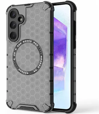 Produktbild von Techsuit – HoneyComb Shield MagSafe – Schutzhülle für Samsung Galaxy A55 5G – schwarz