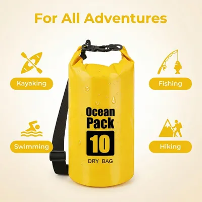 Imagen del producto de Mochila impermeable, de 20 litros, con correa para el hombro, ideal para camping