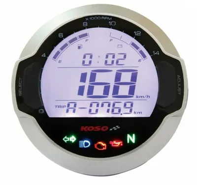 Immagine prodotto di KOSO Tachimetro digitale multifunzioneD64 GP Style rotondo universale