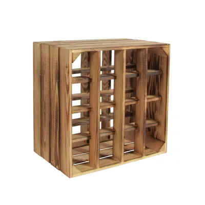 Produktbild von CHICCIE Weinregal Wino aus Holz - Geflammt + Regal