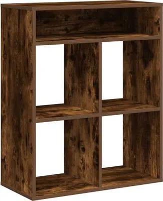 Obrázek produktu pro vidaXL Regál na knihy kouřový dub 66x31x80 cm materiál na bázi dřeva