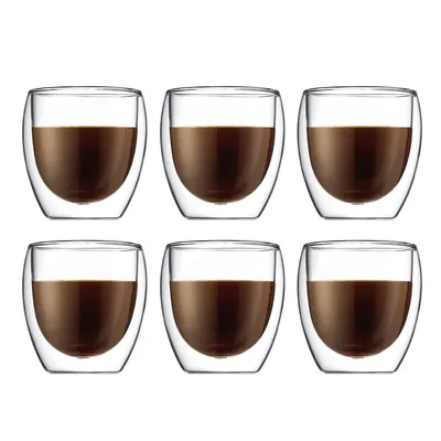 Produktbild von Bodum 6 Doppelwandige Thermo-Gläser, 0.25 l