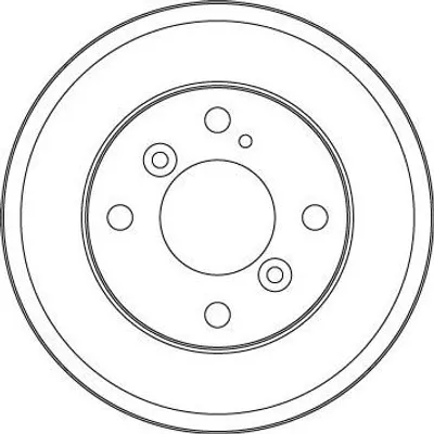 Produktbild von 2x TRW Bremstrommel DB4553 für FORD Fiesta Mk6 Schrägheck (JA8 JR8)