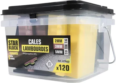 Produktbild von Profil für Terrassenholzleisten, 2-3-5 mm - STARBLOCK 477500