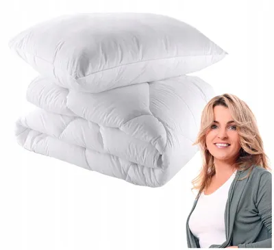 Produktbild von Łóżkoholicy Warme Bettdecke 140x200 und Kissen Set Kinder antiallergisch