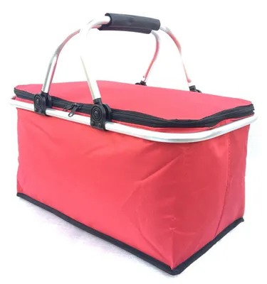 Produktbild von 30-Liter Einkaufstasche, Isolierte Takeaway-Tasche, Faltbare Kühlbox für Picknick und Lieferdienst