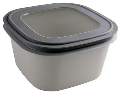 Vorratsdose 3,8 l, grau, stapelbar, BPA-frei, mikrowellen- & gefriergeeignet