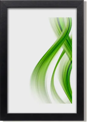 Produktbild von Bild 20x30 MDF-Rahmen, Wandkunst Wellenabstraktion