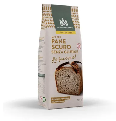 Produktbild von Meraner Mühle Brotbackmischung Schwarzbrot 500g